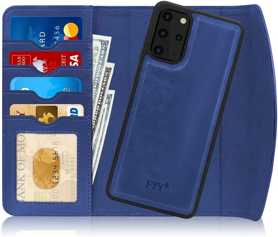 Samsung Galaxy S20 Plus Magnetic Detachable Wallet Case