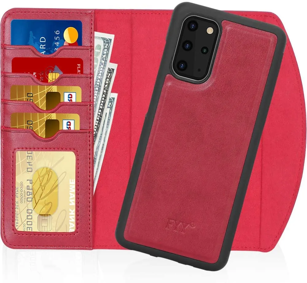 Samsung Galaxy S20 Plus Magnetic Detachable Wallet Case