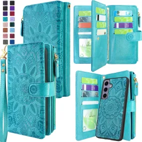 Samsung Galaxy S24 Plus 5G Magnetic Zipper Wallet Leather Case