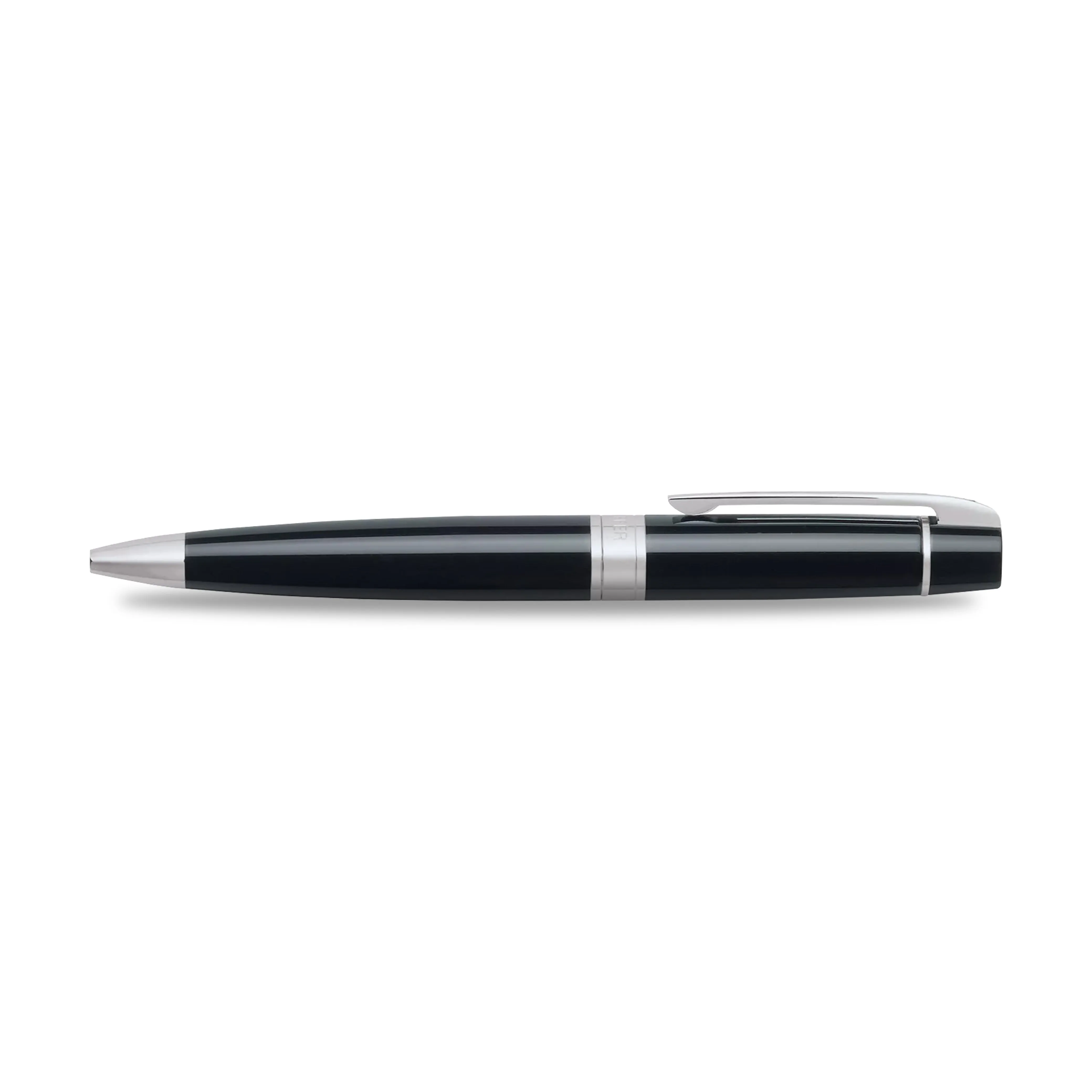 Sheaffer® 300 9312 Glossy Black Ballpoint Pen With Chrome Trim