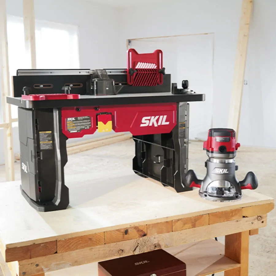 SKIL RT1323-01 Router Table and Fixed Base Router Combo Kit