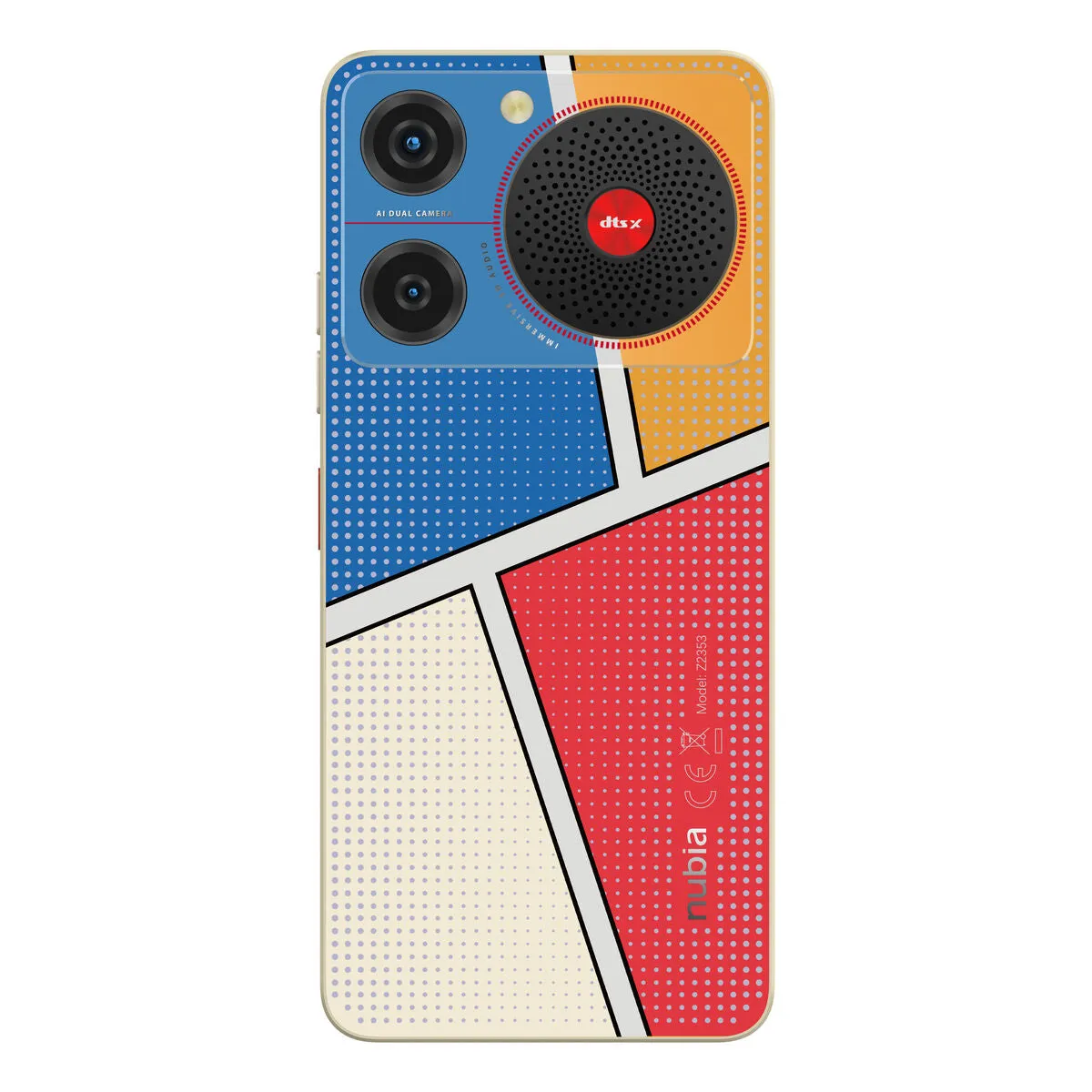 Smartphone ZTE NUBIA MUSIC POP ART 4 GB RAM 128 GB Multicolour 6,6"