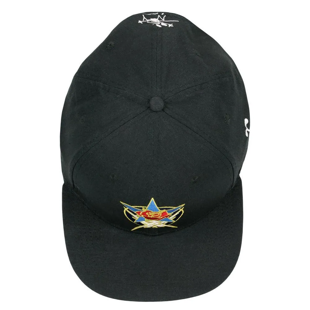 Stanley Mouse Dead Star Black Snapback Hat