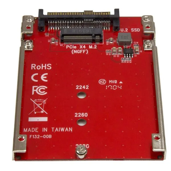 Startech.Com M.2. Pci-E Nvme To U.2 (Sff-8639) Adapter - Not Compatible With Sata Drives Or Sas Controllers - For M.2 Pc