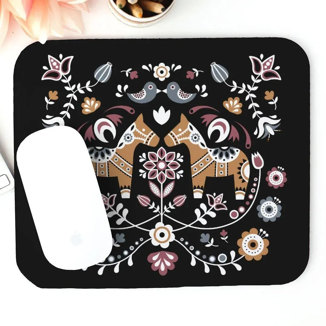 Swedish Dala Horse Mouse Pad