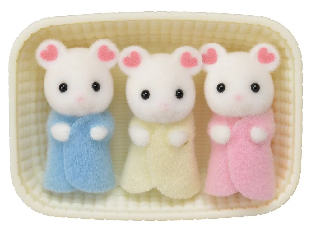 Sylvanian Families 5337 Marshmallow Mouse Triplets