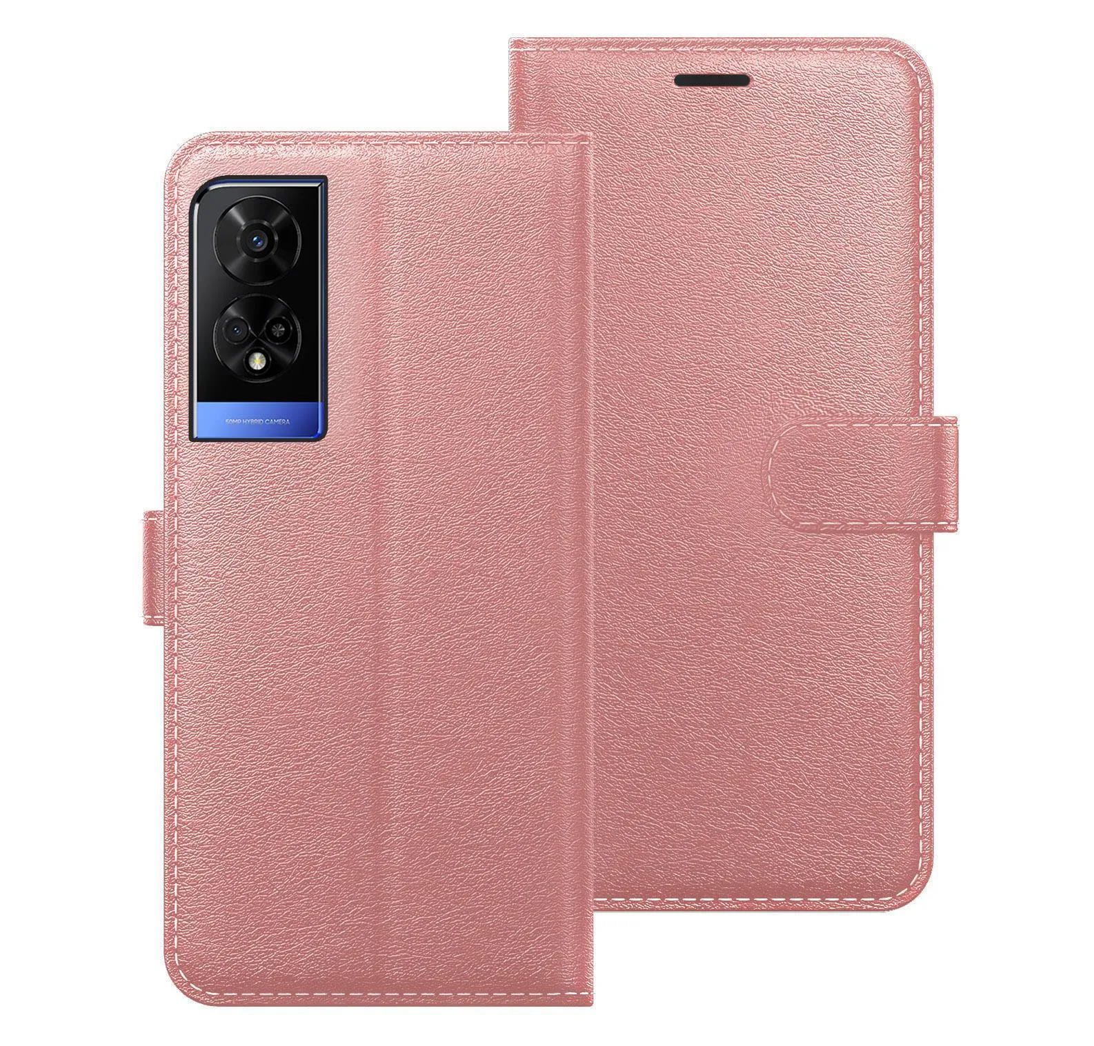 TCL 50 5G Case Cover Flip Folio Leather Wallet Credit Card Slot