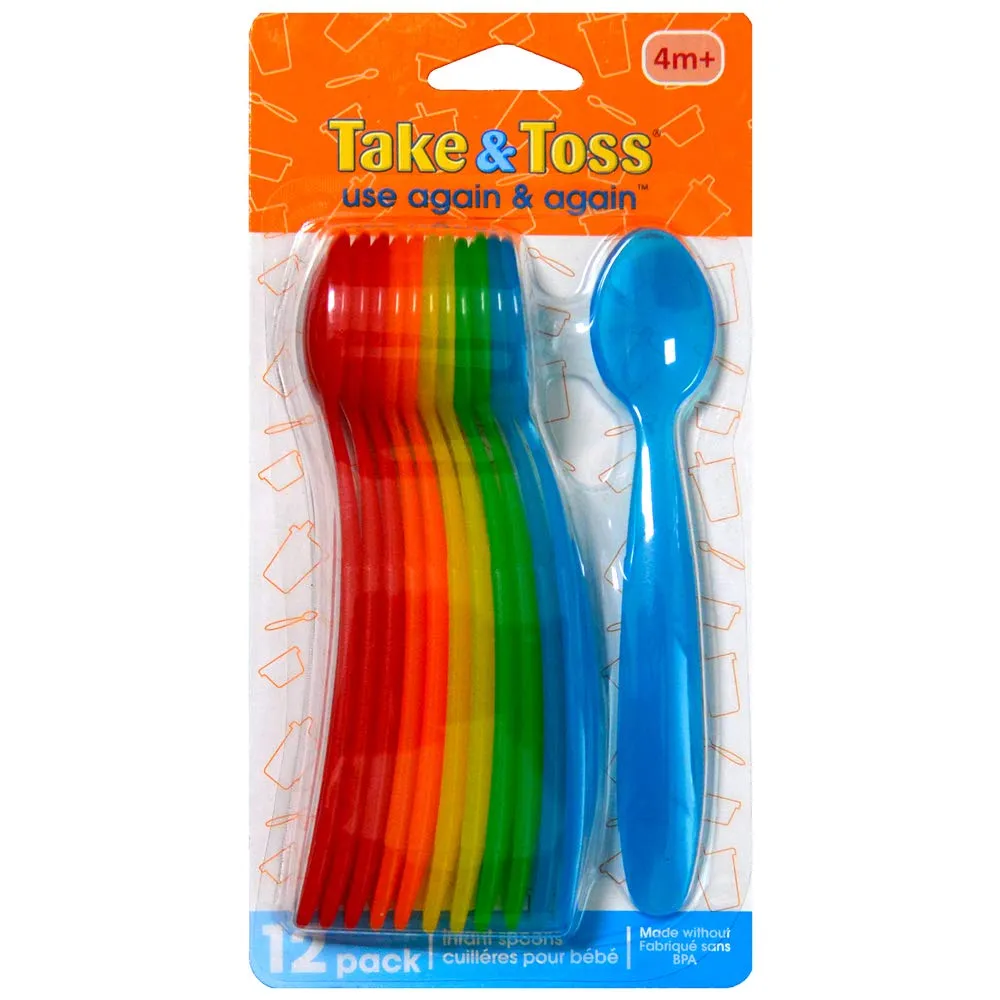 The First Years 12 Sava Infant Spoons Weaning - Multicolor