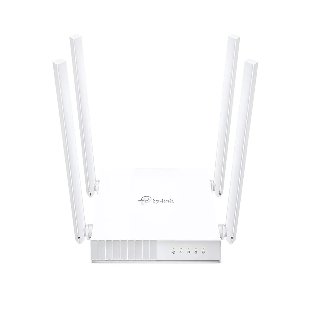 TP-Link Archer C24 AC750 3-in-1 Dual Band Wi-Fi Router with Access Point / Range Extender Mode, 433Mbps at 5GHz, 300Mbps at 2.4GHz, IPv6 / IPTV Supported, Agile Config, Parental Controls