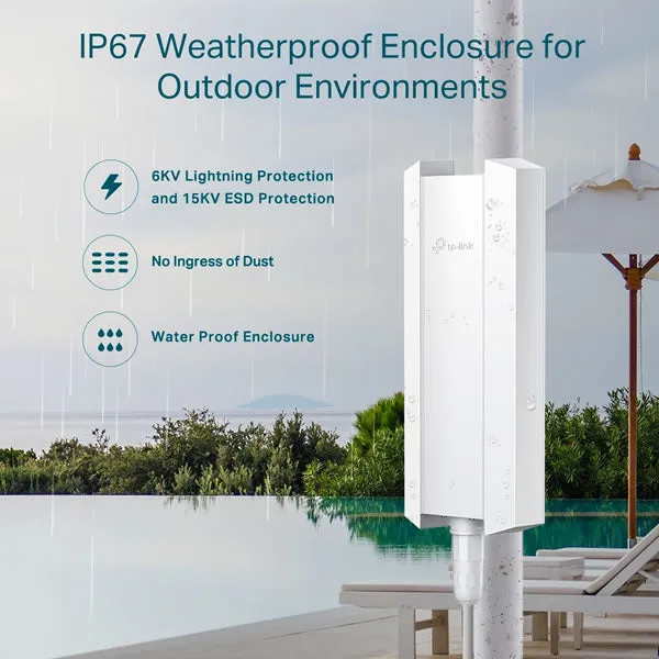 TP-Link EAP610-Outdoor | AX1800 Indoor/Outdoor WiFi 6 Access Point