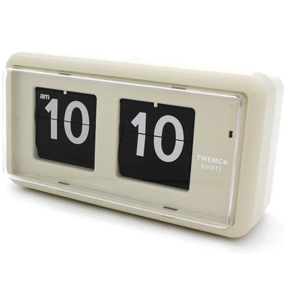 Twemco QT-30 Flip Clock Beige