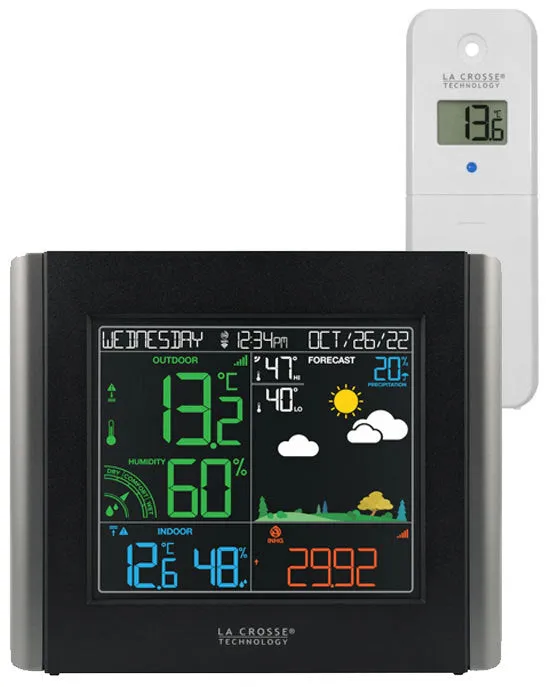 V10V2-TH La Crosse WiFi Colour Weather Station