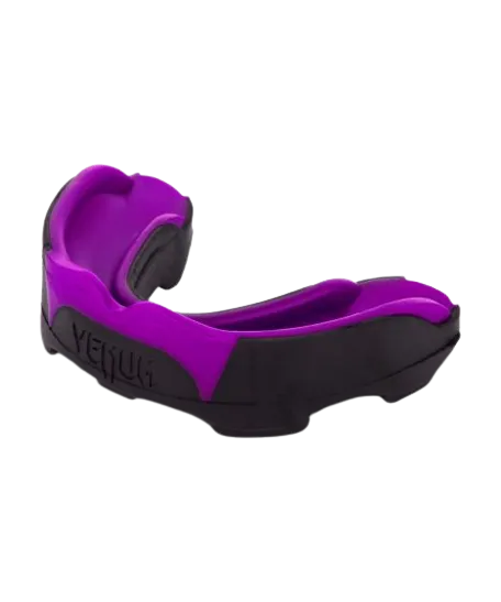 VENUM-02574 PREDATOR SPORTS MUAY THAI BOXING MMA MOUTHGUARD Senior Age 11  Black Purple