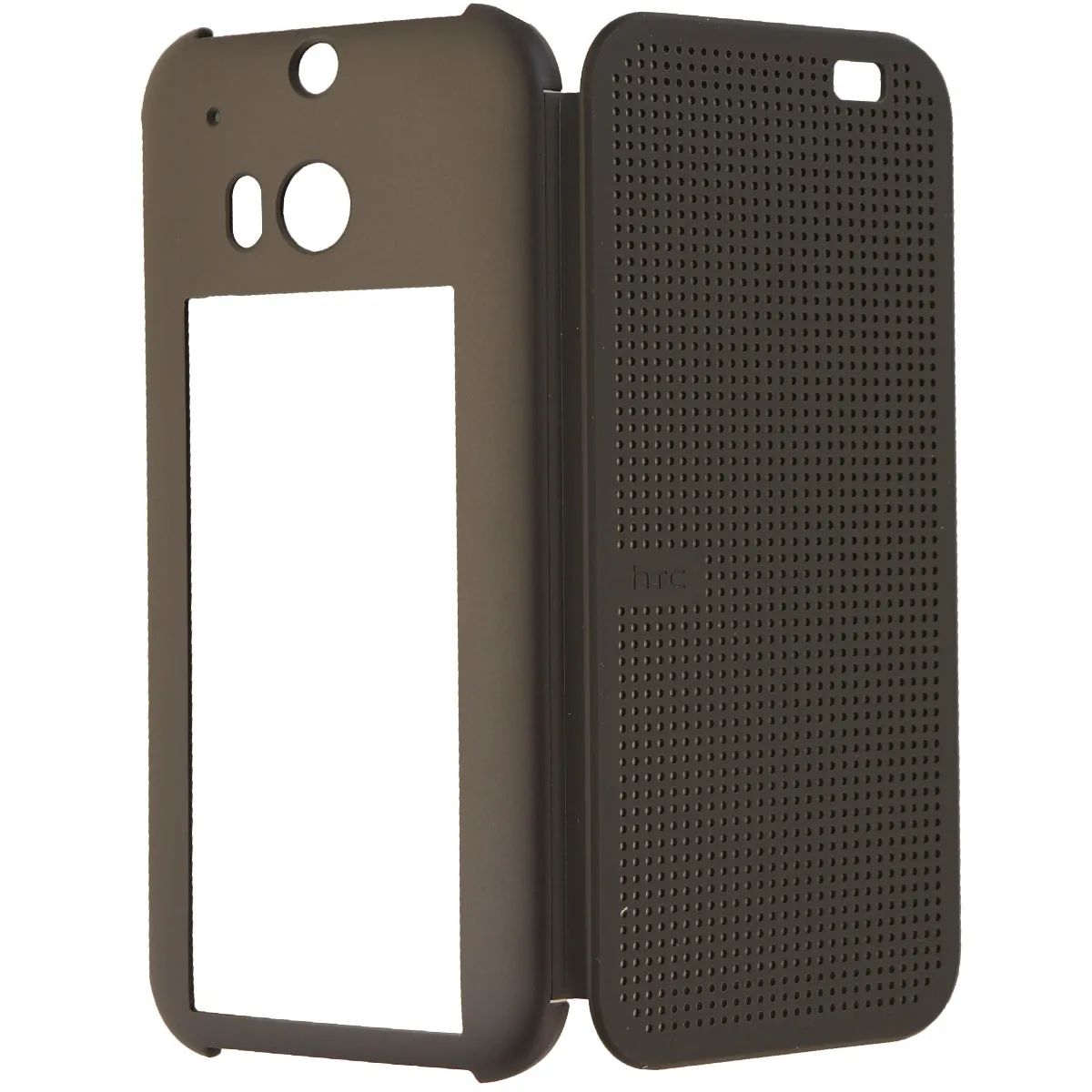 Verizon Wireless HTC Dot View Protective Case Cover for The HTC M8 - Gray