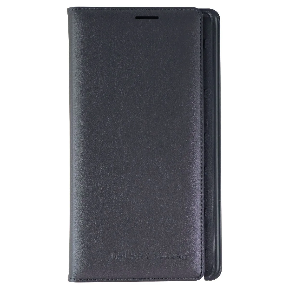 Wallet Flip Cover Case for Samsung Galaxy Note Edge - Charcoal Black