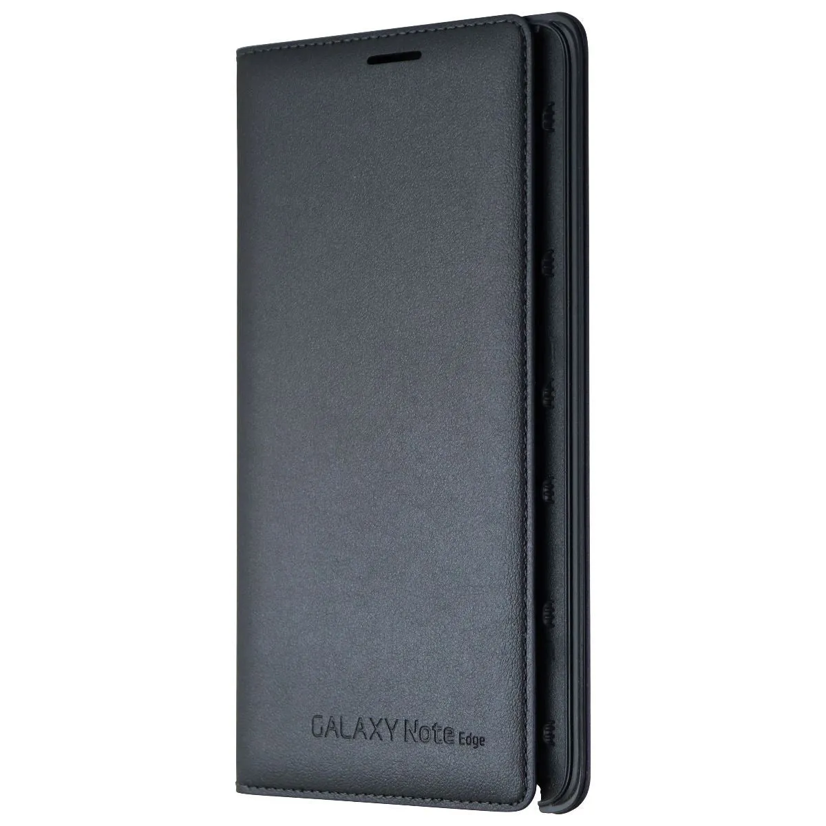 Wallet Flip Cover Case for Samsung Galaxy Note Edge - Charcoal Black