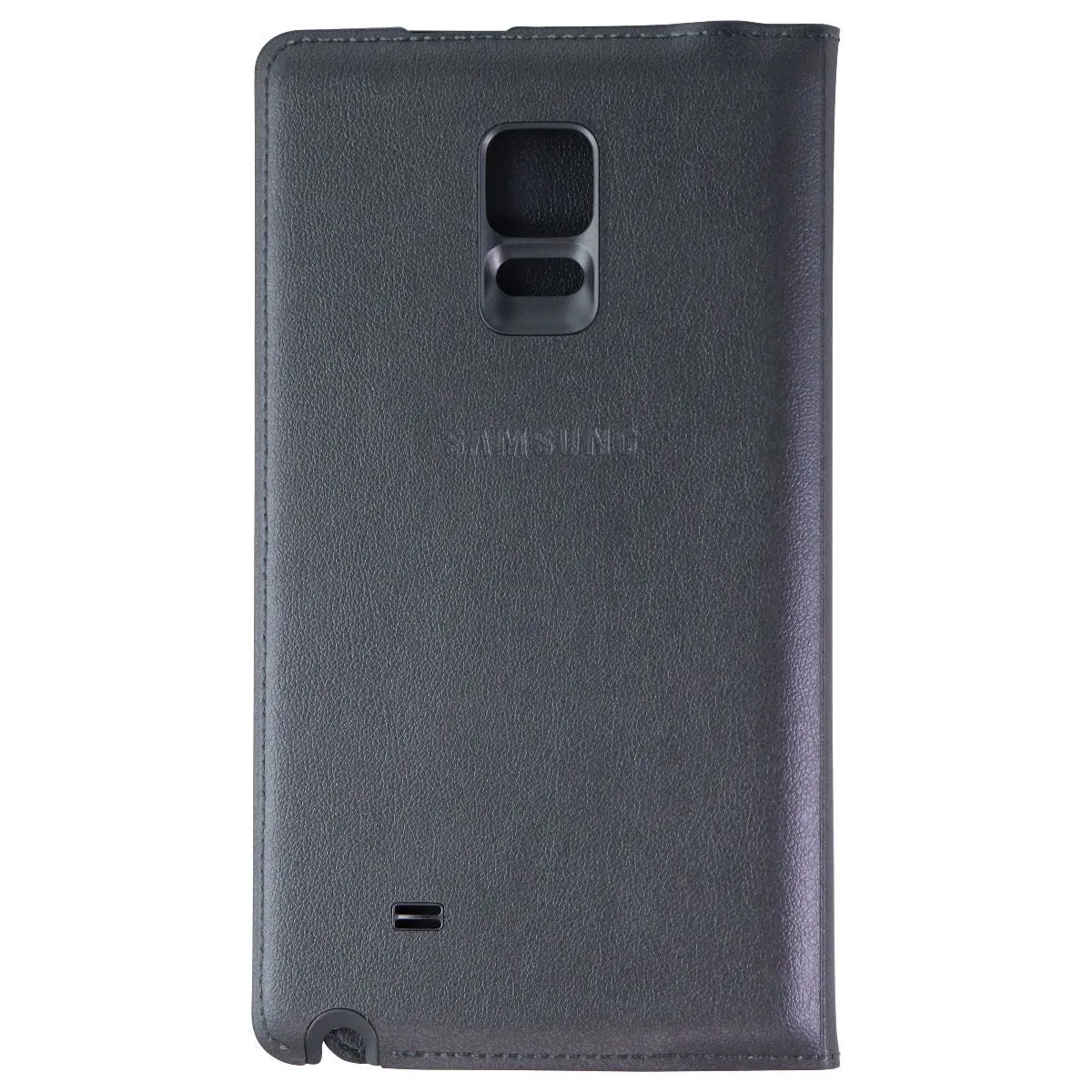 Wallet Flip Cover Case for Samsung Galaxy Note Edge - Charcoal Black