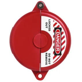 Wheel Valve Lockout Cover V305, Fits Valve Handles from 2-1/2" Up To 5" Diameter