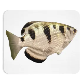 White and Black Fish Mouse Pad (EU)