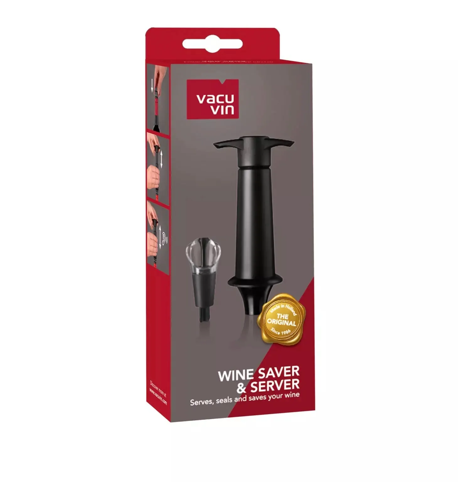 Wine Saver & Server Black