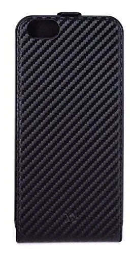 Xqisit Flipcover Carbon for 5.5 inch iPhone 6 Plus - Black