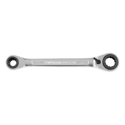 ZEBRA POWERDRIV® (12-Point) Double Box End Ratchet Wrench 4-In-1 - 16mm x 17mm   18mm x 19mm