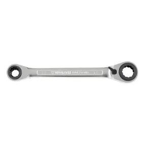 ZEBRA POWERDRIV® (12-Point) Double Box End Ratchet Wrench - 4-In-1 - 8mm x 10mm   12mm x 13mm